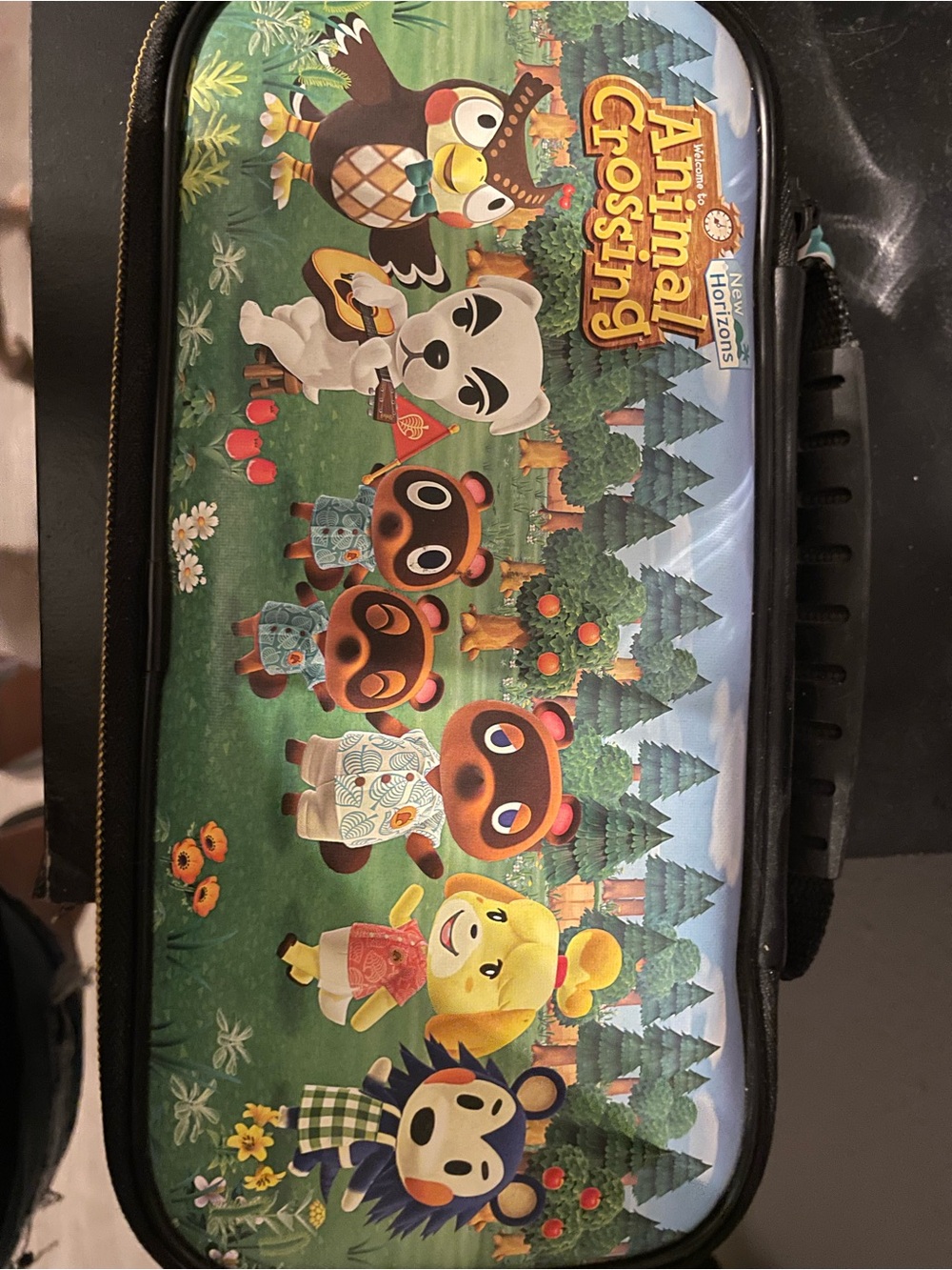 Animal Crossing Themed Nintendo switch Carrying Case - Colorful Character Print